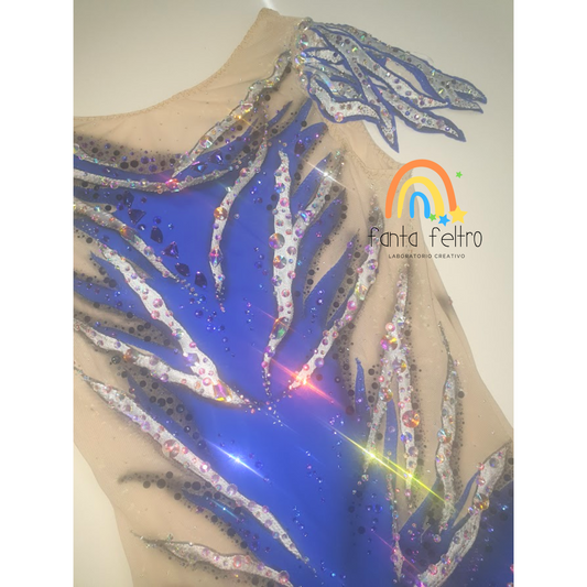 cristalli body ritmica blu