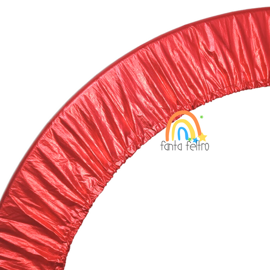 Copricerchio metallizzato Rosso