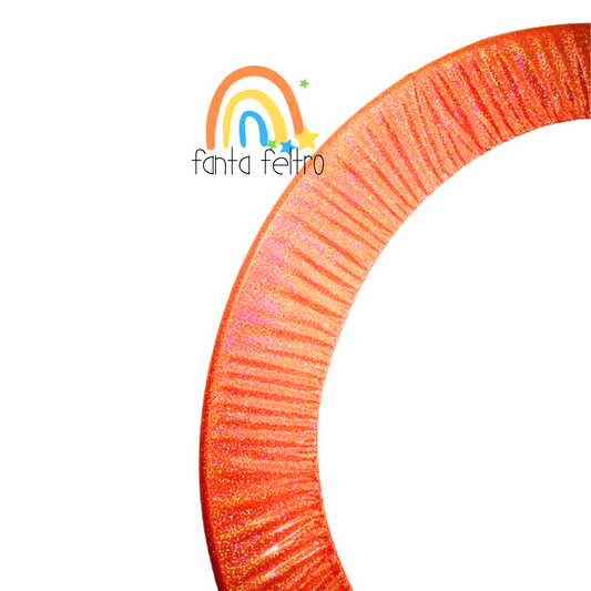 copri cerchio ritmica glitter