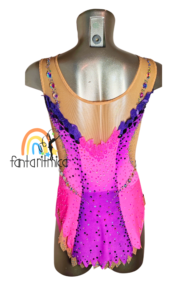 Body für Rhythmische Sportgymnastik, blau, Mod. Welle