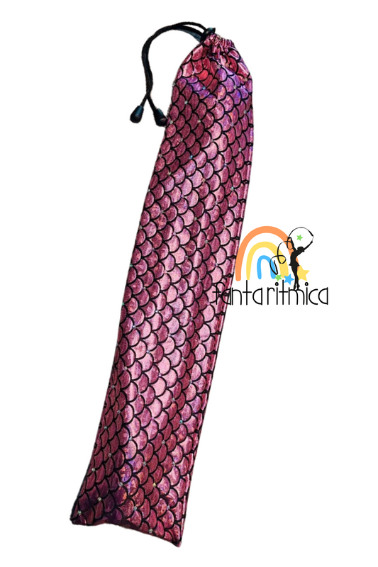 Porta Clavette rosa iridescente con strass