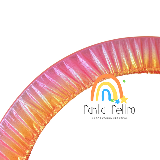 Couvre-cerceau pour gymnastique rythmique iridescent