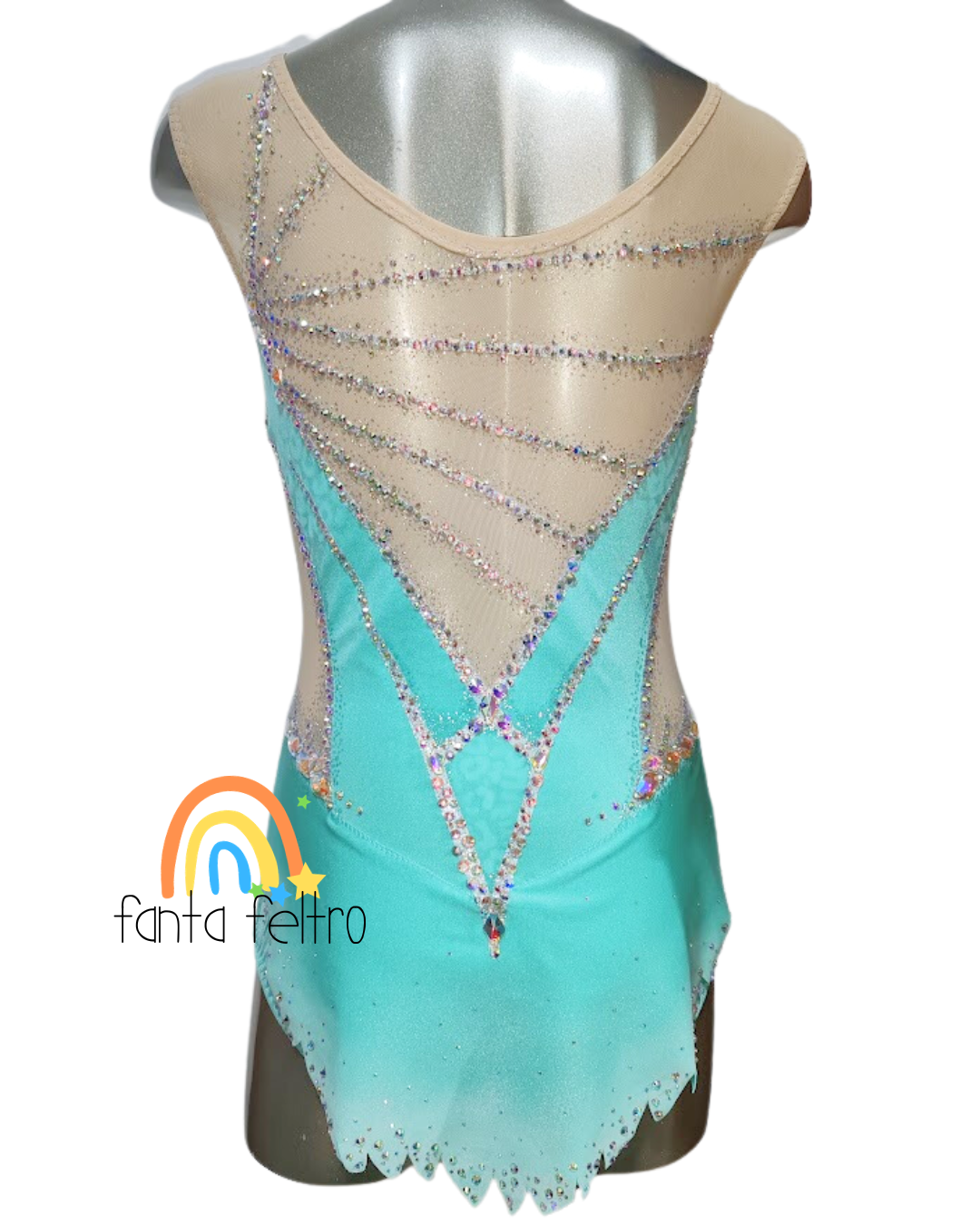 Body ginnastica ritmica tiffany per ginnasta 144-150 cm – Fanta Feltro