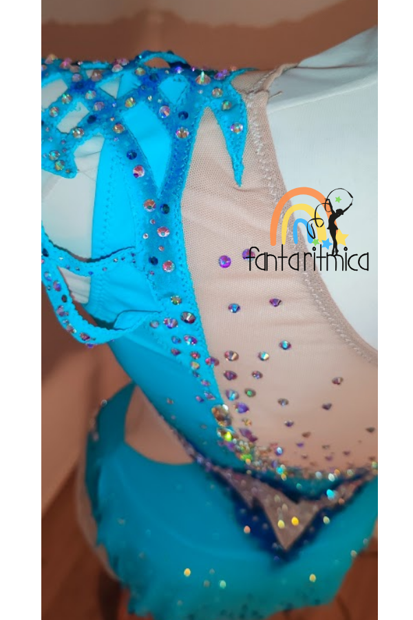 Rhythmic gymnastics leotard for height 160-170 cm
