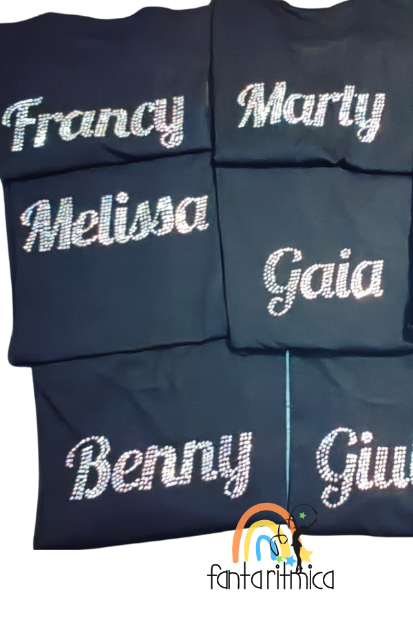 Camiseta personalizada con cristales